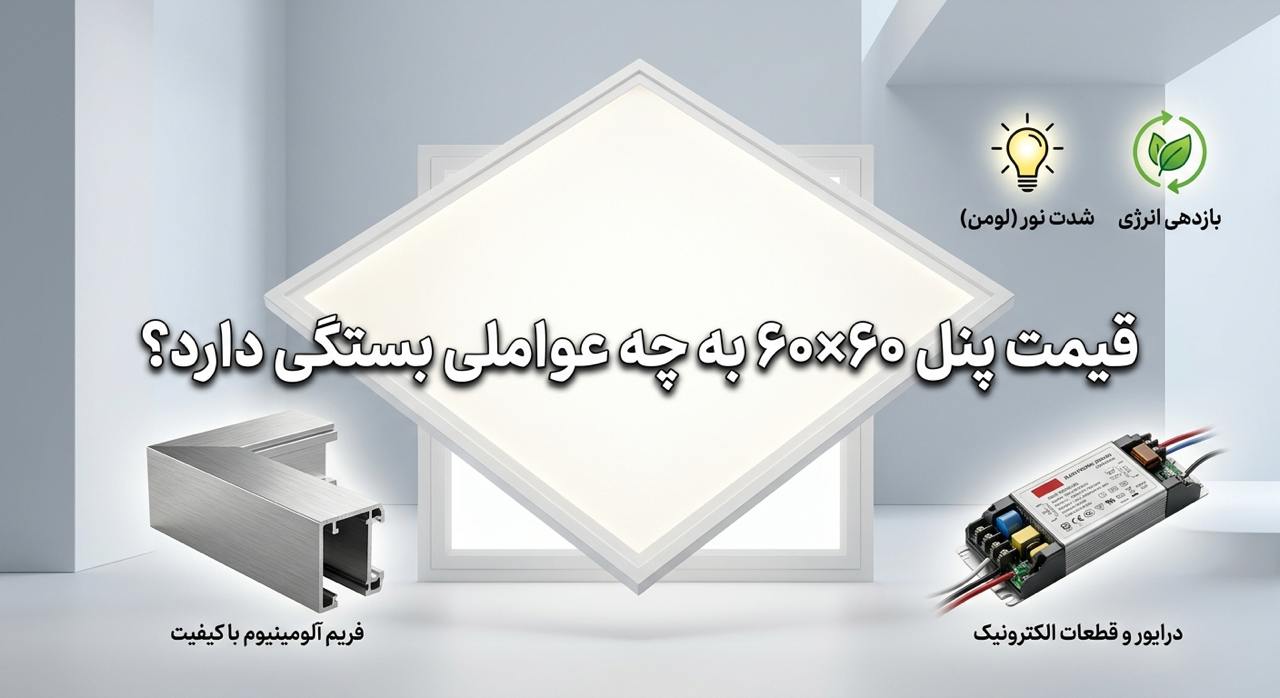 قیمت پنل ۶۰×۶۰ به چه عواملی بستگی دارد؟